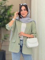 مانتو جیب نما سوده کد 6836 - تصویر 9