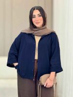 شومیز پانچ آنوشا کد 6839 - تصویر 14