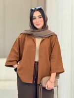 شومیز پانچ آنوشا کد 6839 - تصویر 9