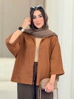 شومیز پانچ آنوشا کد 6839 - تصویر 13