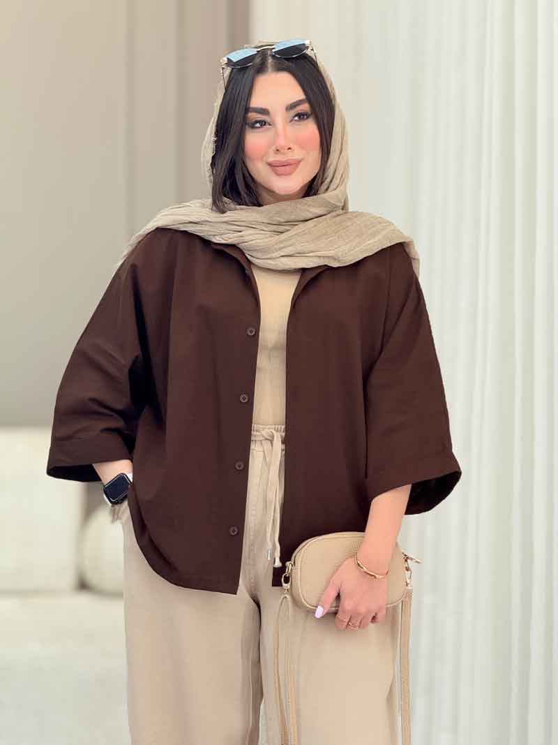 شومیز پانچ آنوشا کد 6839 شومیز پانچ آنوشا کد 6839
