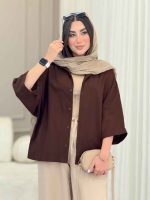 شومیز پانچ آنوشا کد 6839 - تصویر 11