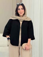 شومیز پانچ آنوشا کد 6839 - تصویر 5