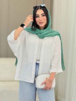شومیز پانچ آنوشا کد 6839 - تصویر 4