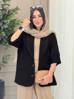 مانتو جیب نما سوده کد 6836 - تصویر 6