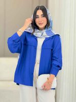 مانتو ژیله دار مهوا کد 6833 - تصویر 7