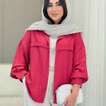 مانتو ژیله دار مهوا کد 6833