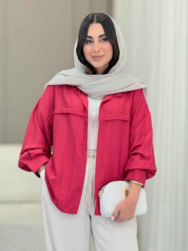مانتو ژیله دار مهوا کد 6833 مانتو ژیله دار مهوا کد 6833