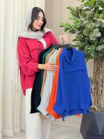 مانتو ژیله دار مهوا کد 6833 - تصویر 15