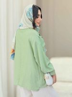 مانتو ژیله دار مهوا کد 6833 - تصویر 14