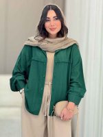 مانتو ژیله دار مهوا کد 6833 - تصویر 4