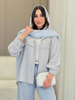 مانتو ژیله دار مهوا کد 6833 - تصویر 10