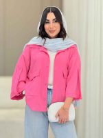 شومیز آستین پاگن شانلی کد 6840