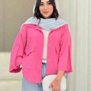 شومیز آستین پاگن شانلی کد 6840