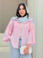 شومیز آستین پاگن شانلی کد 6840 - تصویر 20