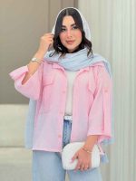 شومیز آستین پاگن شانلی کد 6840 - تصویر 8