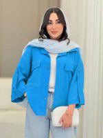شومیز آستین پاگن شانلی کد 6840 - تصویر 21