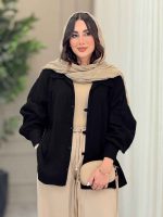 مانتو چین دار پایین هلال کد 6748 - تصویر 13