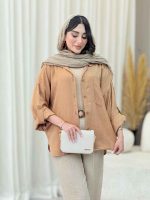 مانتو تک جیب الین کد 6812 - تصویر 13