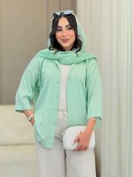 مانتو راه راه شاین دار کد 6787 - تصویر 11