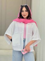 شومیز دو جیب برش دار نیلسا کد 6831 - تصویر 17