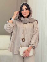 مانتو آستین پاگن روشا کد 6856 - تصویر 20