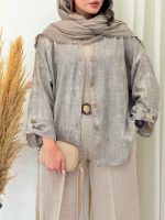 مانتو آستین پاگن روشا کد 6856 - تصویر 22