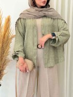 مانتو آستین پاگن روشا کد 6856 - تصویر 9