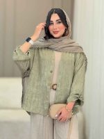 مانتو آستین پاگن روشا کد 6856 - تصویر 16