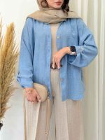 مانتو آستین پاگن روشا کد 6856 - تصویر 2