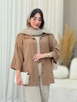 مانتو تک جیب آستین پاگن آندیا کد 6863 - تصویر 18