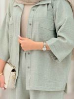 ست مانتو و شلوار سلما کد 6844 - تصویر 15
