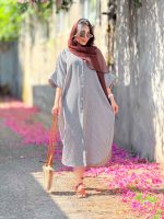 پیراهن بلند پانچ کد 6736 - تصویر 12