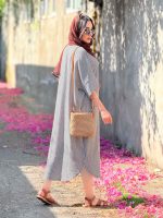 پیراهن بلند پانچ کد 6736 - تصویر 9