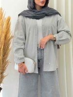 مانتو قلبی رزالین کد 6852 - تصویر 25
