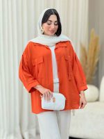 مانتو جیب پاگن ابرا کد 6850 - تصویر 19