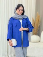 مانتو جیب پاگن ابرا کد 6850 - تصویر 6