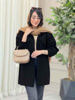 مانتو پشت ژیله برش دار کد 6868 - تصویر 16
