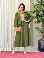 ست کت و دامن دو جیب کد 6589 - تصویر 16