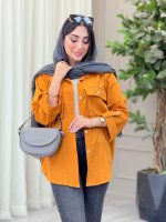 مانتو دو جیب پاکتی محنا کد 6821