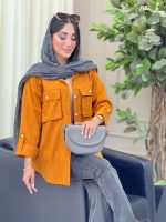 مانتو دو جیب پاکتی محنا کد 6821 - تصویر 21