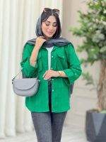 مانتو دو جیب پاکتی محنا کد 6821 - تصویر 4