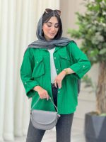مانتو دو جیب پاکتی محنا کد 6821 - تصویر 16