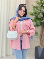 مانتو دو جیب پاکتی محنا کد 6821 - تصویر 20