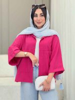 شومیز دو جیب لنا کد 6846