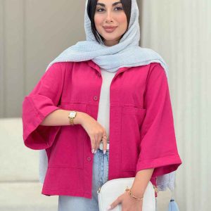 شومیز دو جیب لنا کد 6846
