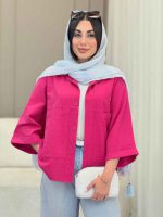 شومیز دو جیب لنا کد 6846 - تصویر 10