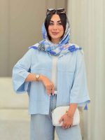 شومیز دو جیب لنا کد 6846 - تصویر 19