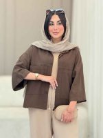 شومیز دو جیب لنا کد 6846 - تصویر 13