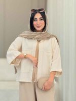 شومیز دو جیب لنا کد 6846 - تصویر 28